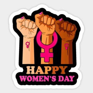 International Womens Day Happy Womens Day 8 March Womens Sticker